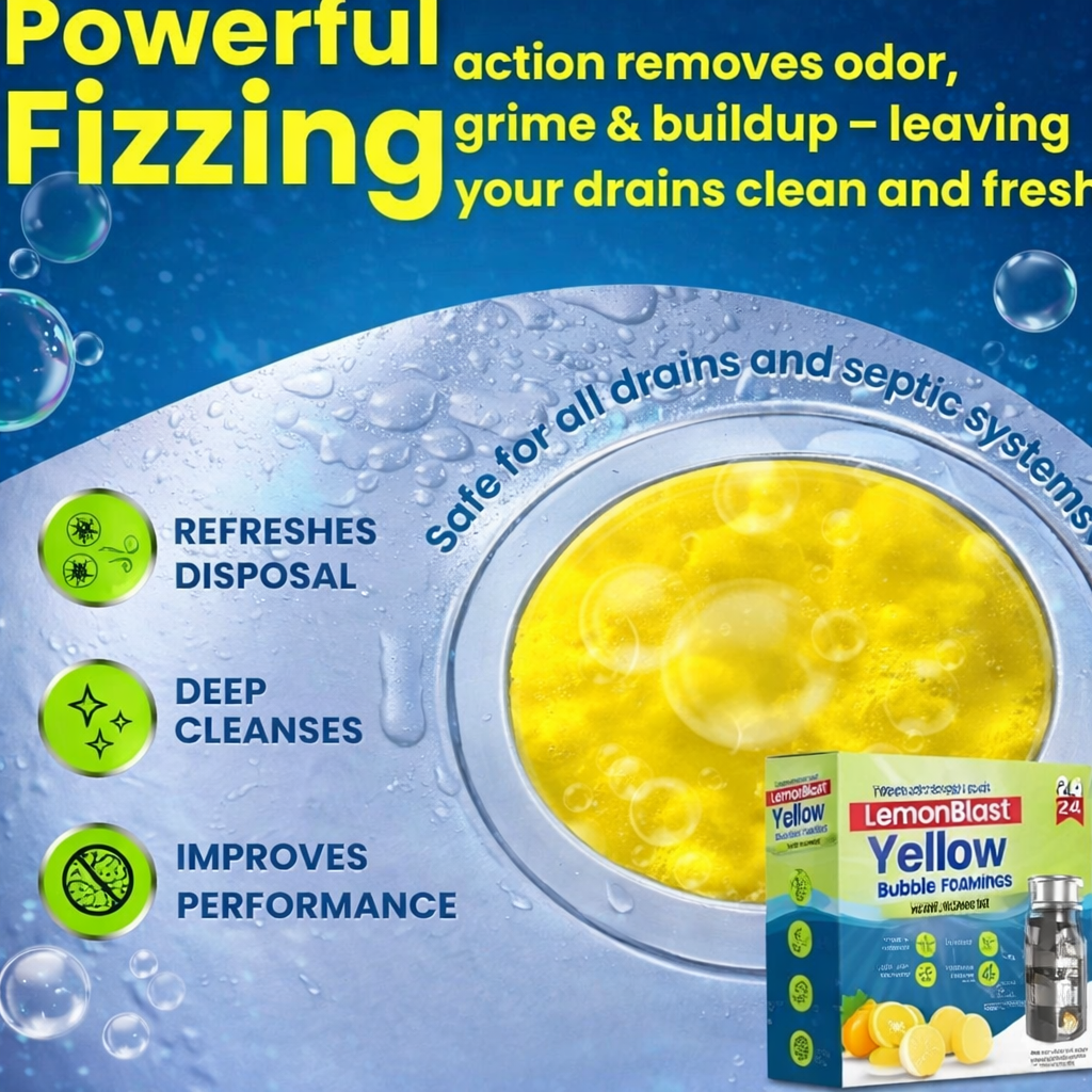 LemonBlast Yellow Bubble Tablets (24pc)