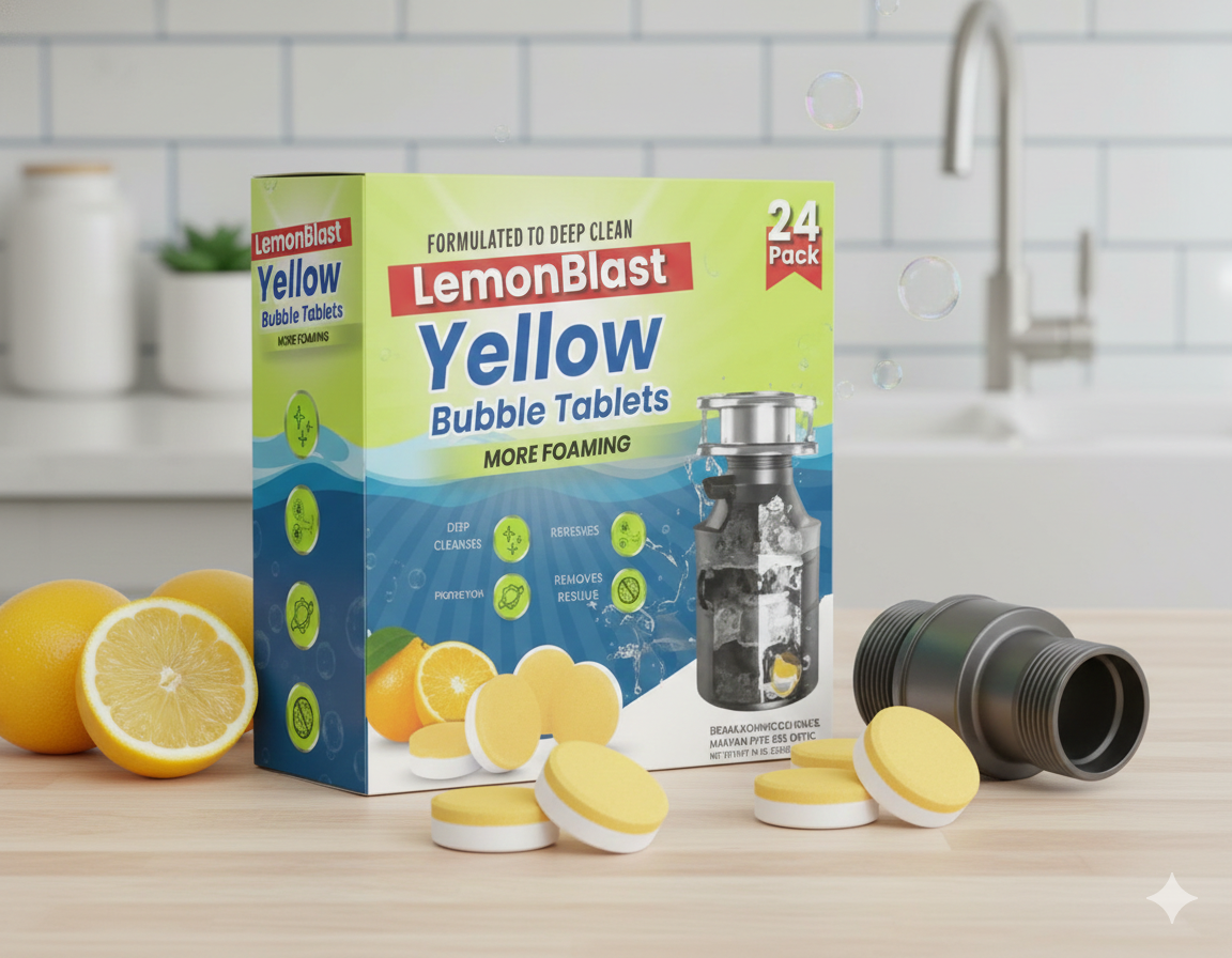 LemonBlast Yellow Bubble Tablets (24pc)