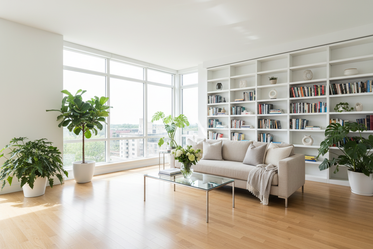 A good cleaned house interior